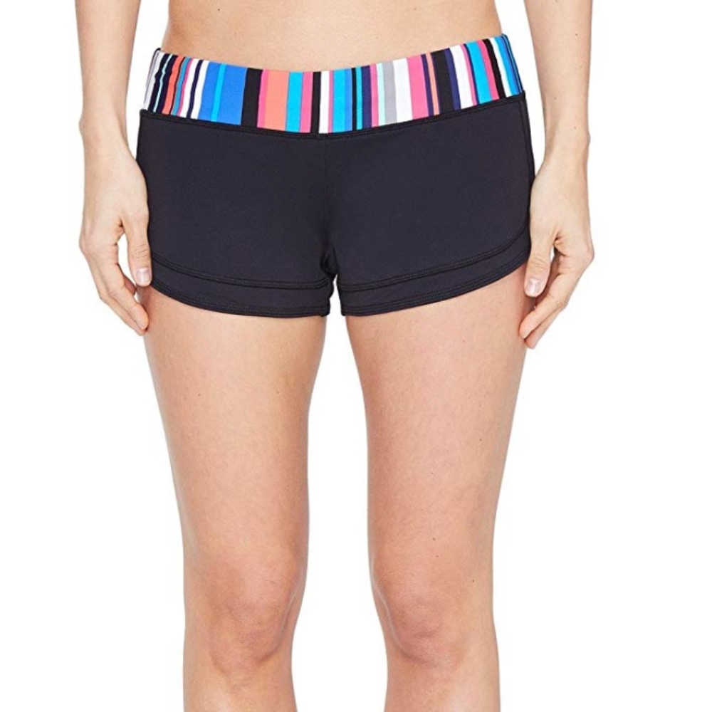 Jantzen Womens Riviera Maya Stripe Boyleg Bottom L
